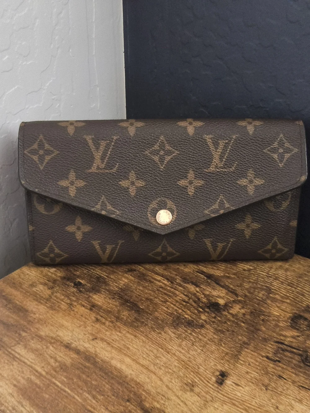 Louis Vuitton Monogram Sarah Envelope Wallet